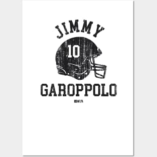 Jimmy Garoppolo Las Vegas Helmet Font Posters and Art